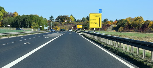 autoroute allemand - obrazy, fototapety, plakaty
