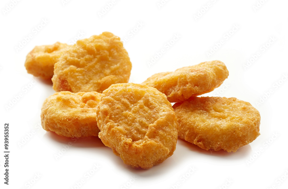 Sticker chicken nuggets