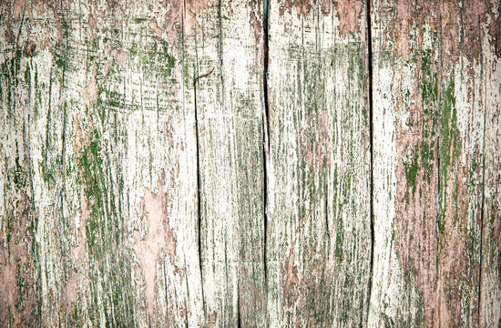 Old cracked wooden wall texture