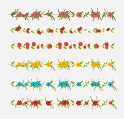 Fototapeta premium Flowers and floral design.