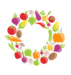 Collection of Vegetables and Fruits