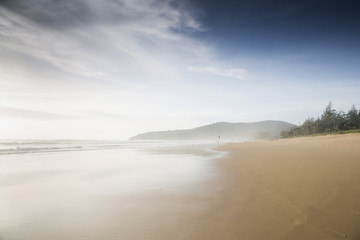 Empty tropical beach
