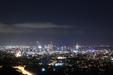 Fototapeta na wymiar Night View In Brisbane