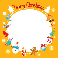 Christmas Ornaments and Decoration Border, Merry Christmas, Xmas, Happy New Year, Objects, Animals, Festive, Celebrations