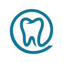 Circle Expert Dentist Logo Icon