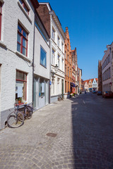 Fototapeta na wymiar Ancient Homes of Bruges