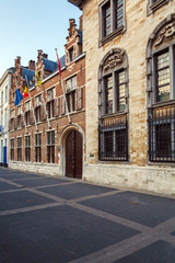 Fototapeta na wymiar Old House with Museum of Ruben, Antwerp