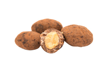 almonds in chocolate