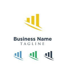 statistic vector logo icon