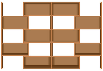 Bookshelves transformation