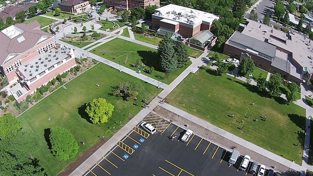 Aerial students Snow College Ephraim Utah HD 099