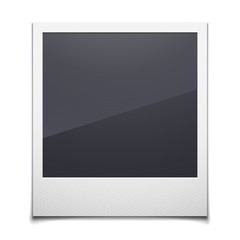Retro photo frame isolated on white background - 93965586