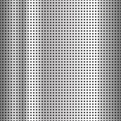 Perforated steel surface