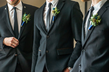 elegant groom