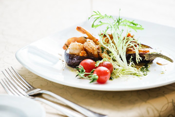 stuffed aubergine