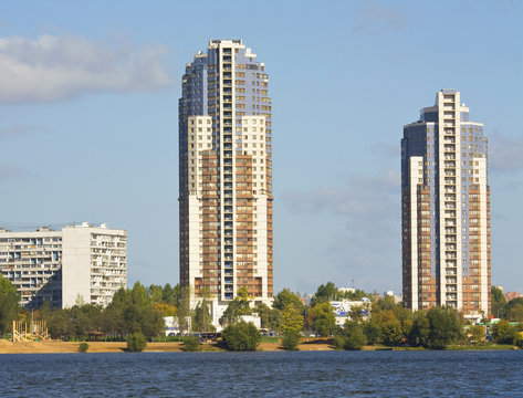 Moscow, modern buildings