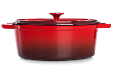 Red Pan for cooking the daily meal.