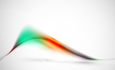 Wave abstract background. Business hi-tech presentation template