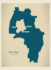 Modern Map - Kandal KH