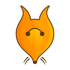 Fox head vector