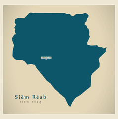 Modern Map - Siem Reab KH