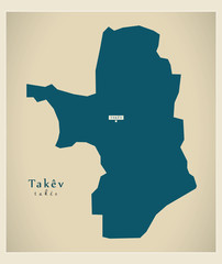 Modern Map - Takev KH