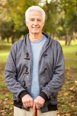 Senior man in the park