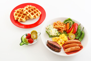 おいしそうな朝食