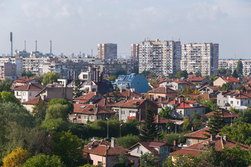 Fototapeta premium aerial view City