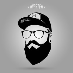 hipster men cap