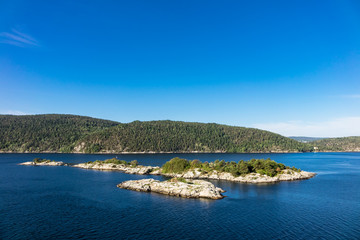 Fototapeta na wymiar Inseln im Oslofjord
