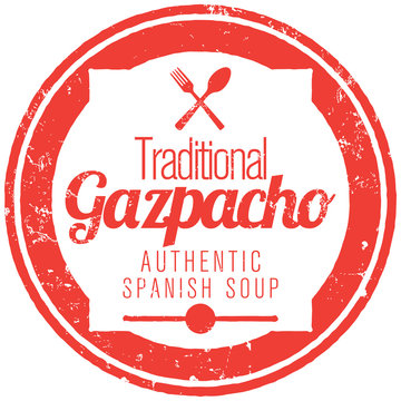 gazpacho soup stamp