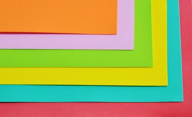 color foam rubber board overlay
