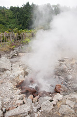 Heiße Quellen Furnas Sao Miguel Thermal springs