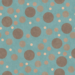 Green and Brown Polka Dot Tile Pattern Repeat Background