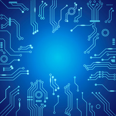 Abstract technology circuit board, background.