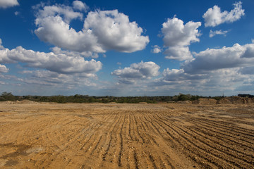 Land for Building and Cloudy Sky