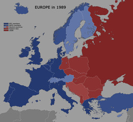 Europe in 1989