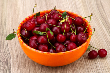Cherry in the bowl