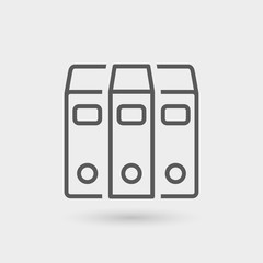 archive thin line icon