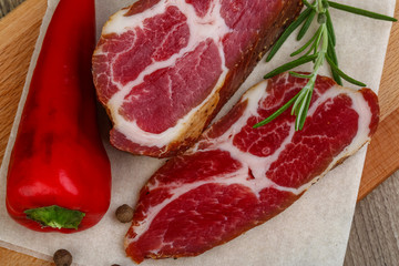 Smoked bacon