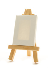 easel with canvas