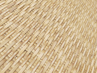 Pattern and design of Thai style bamboo handcraft