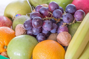 Background of tropical fruit