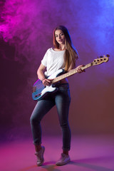 Fototapeta premium music female artist