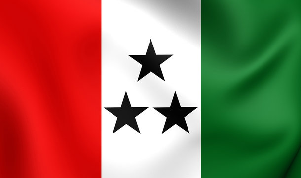 Flag of the Ngabe-Bugle Comarca, Panama.