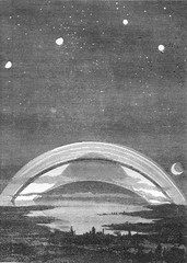 Naklejka premium Saturn, vintage engraving.