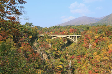 鳴子峡の紅葉