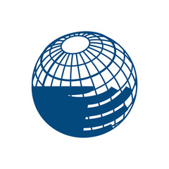 Hand Hold Abstract Globe