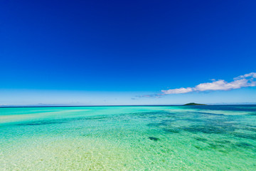 Sea, sky, seascape. Okinawa, Japan, Asia.